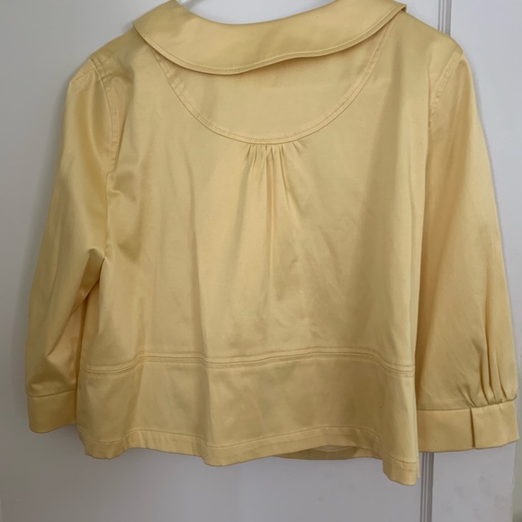Julie Mitchell Urban Collection Yellow Top, 12W - Picture 2 of 3
